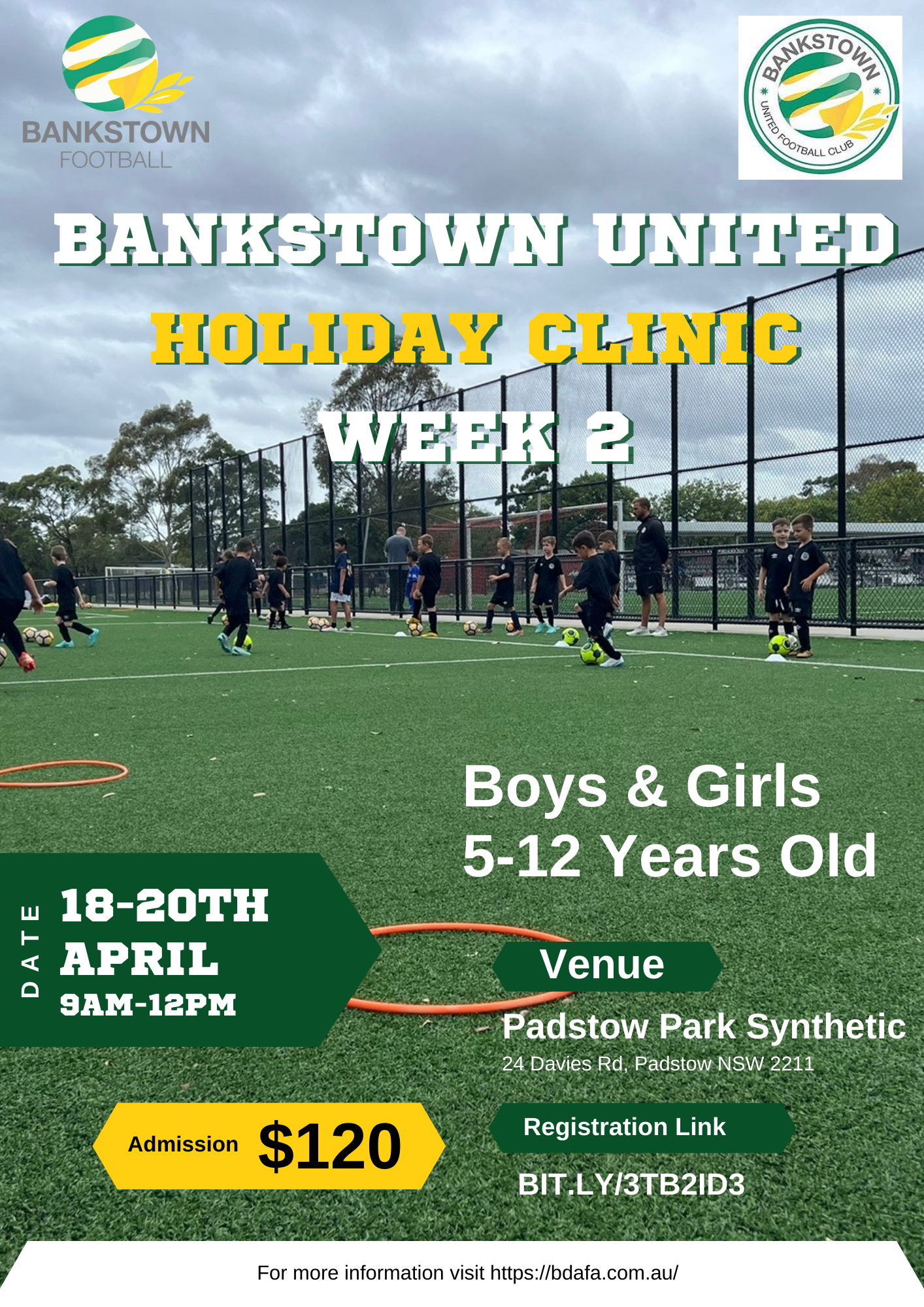 BUFC April Holiday Clinic