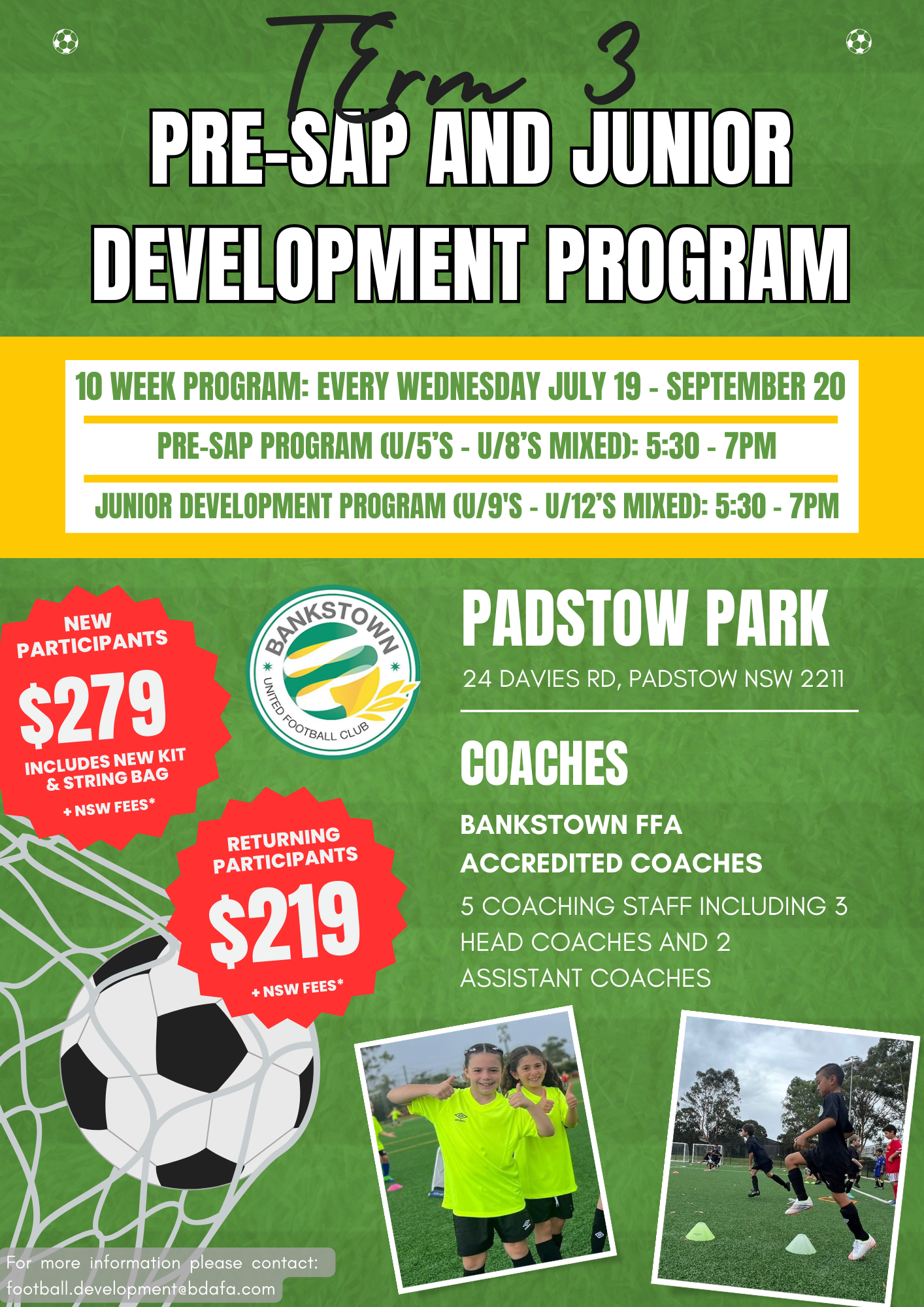 Development Program Flyer