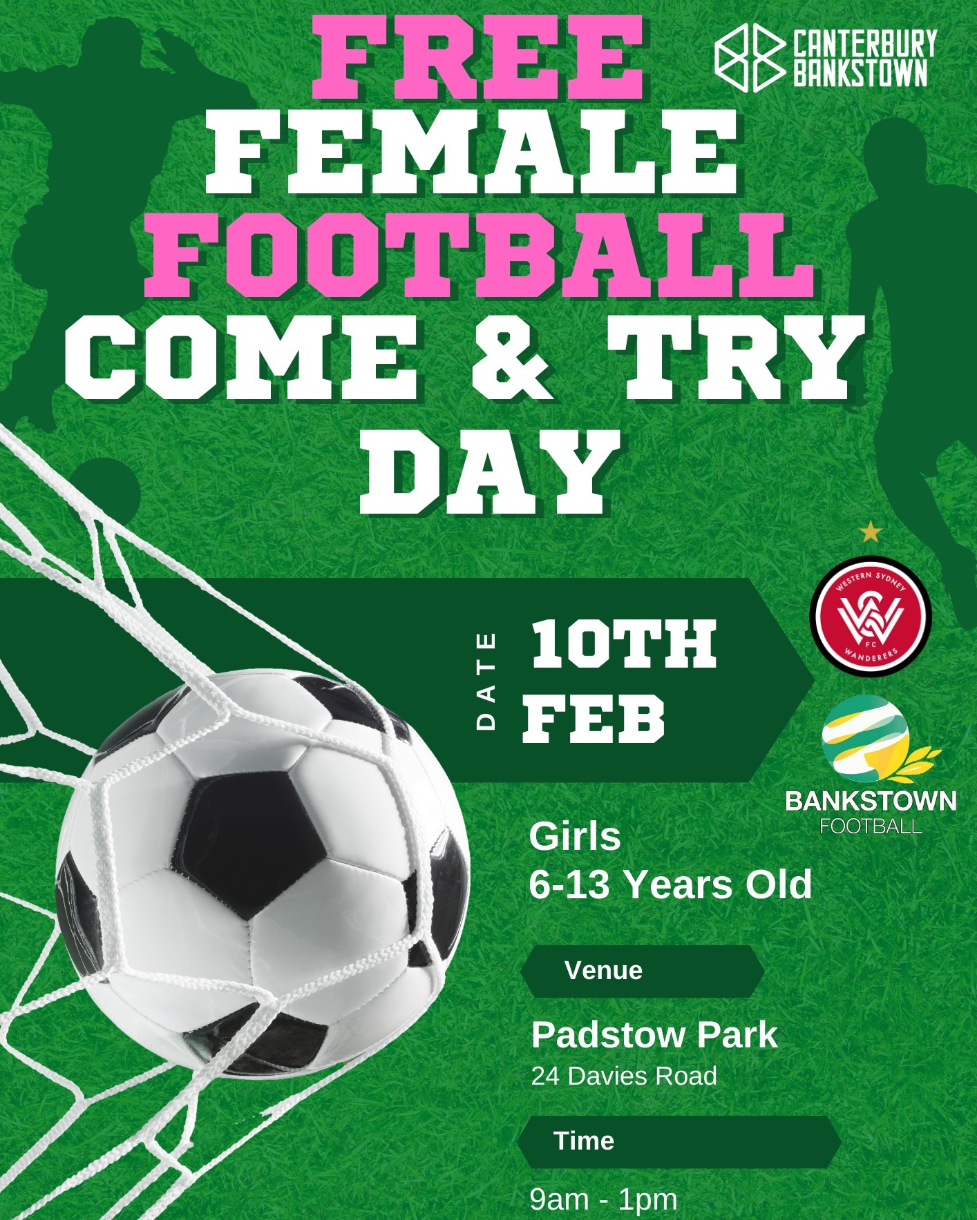 Free Female Football Come and Try Day